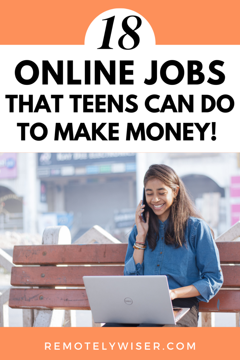 Top 18 Online Jobs for Teens: Earn Extra Cash in Your Free Time ...