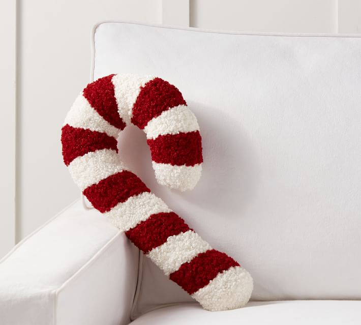 candy cane pillow christmas decor